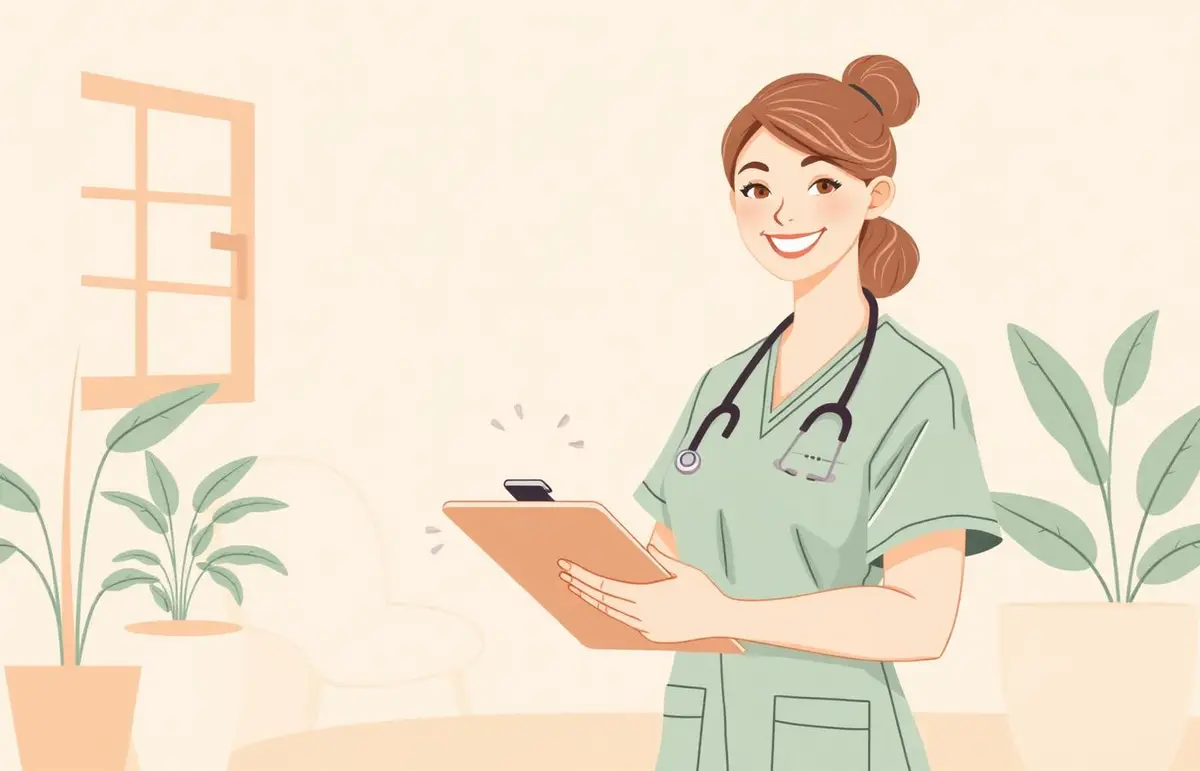 Professionnel de santé bienveillant